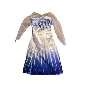 Disney Frozen Costume Reversible Dress Plays Music Missing Cape Size 4-6X